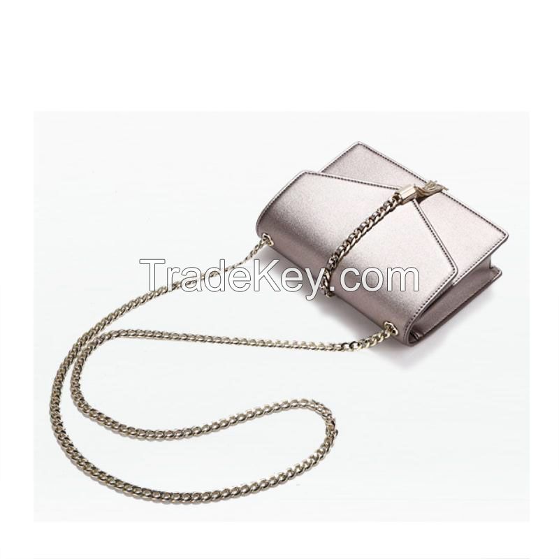 Metallic Color Chain Style Fashion China Women's Bags