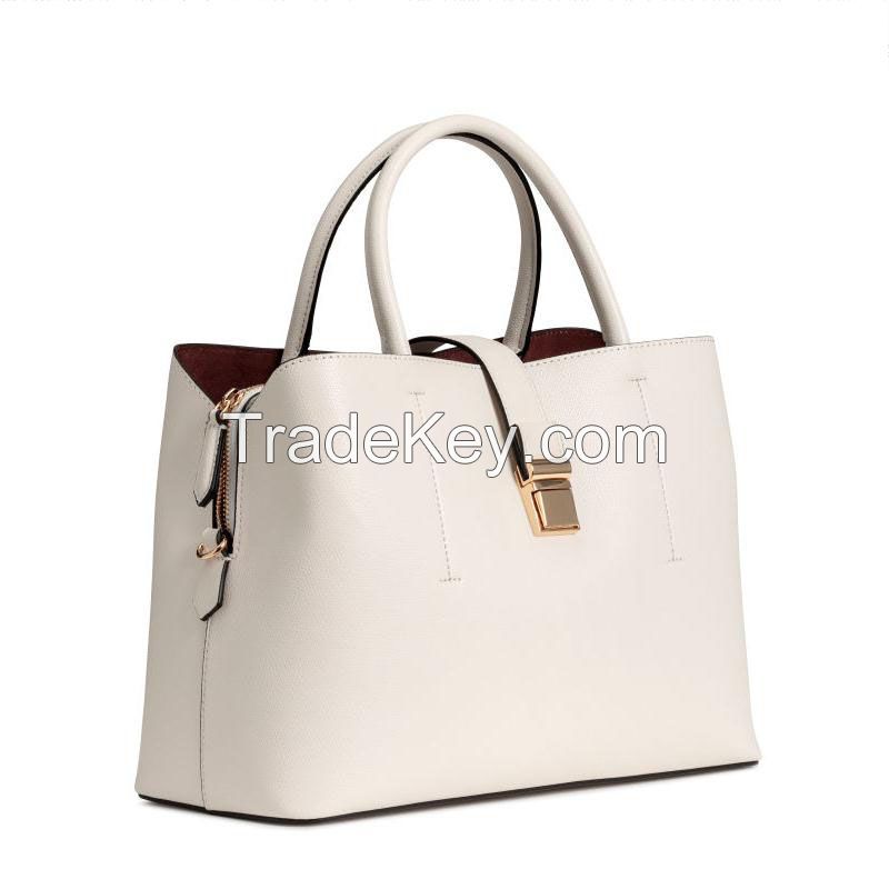 China Factory Faux Leather Fashionable Women Handbag Sales