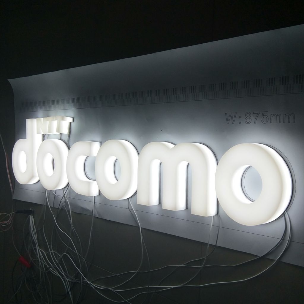 Super Bright Acrylic Frontlit Dimensional Characters Letters Sign Board Designs for Shops