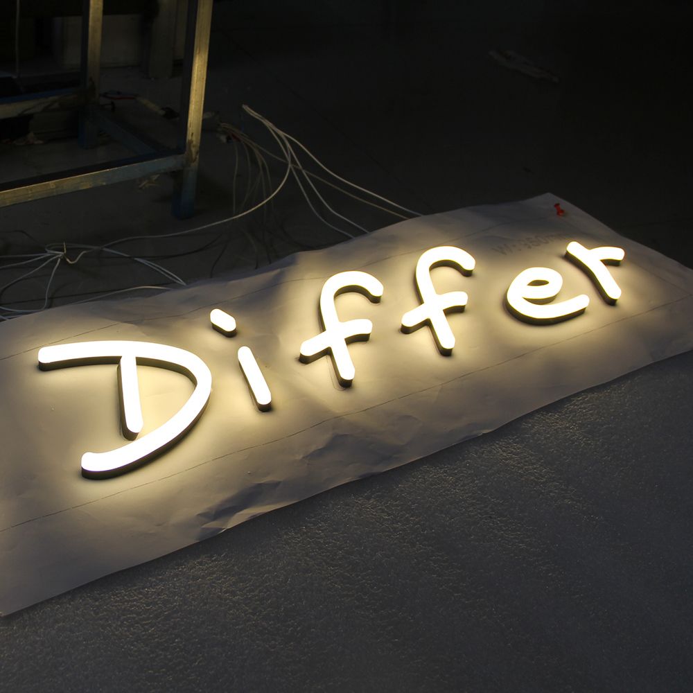 Shop Name Board Designs Acrylic Luminous Neon Signs Signature Programable Led Sign