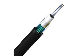 Central Tube Light Armored Fiber Optic Cable , 8.2mm Dia GYXTW Fiber Optic Cable