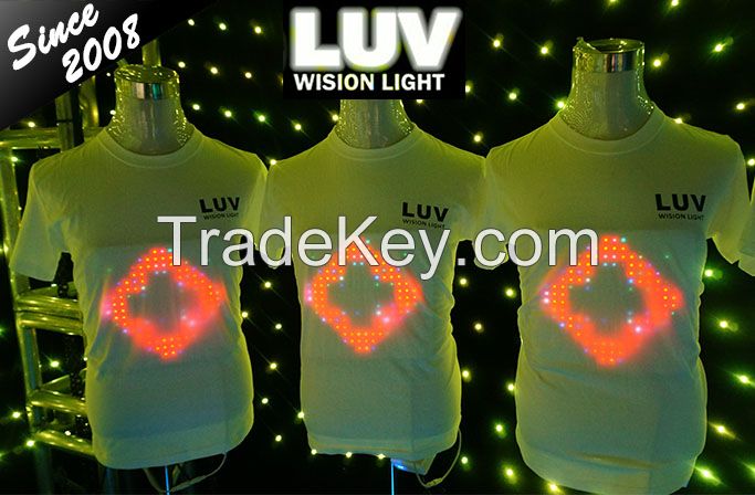 wireless light up LED lights for clothing by sound activated
