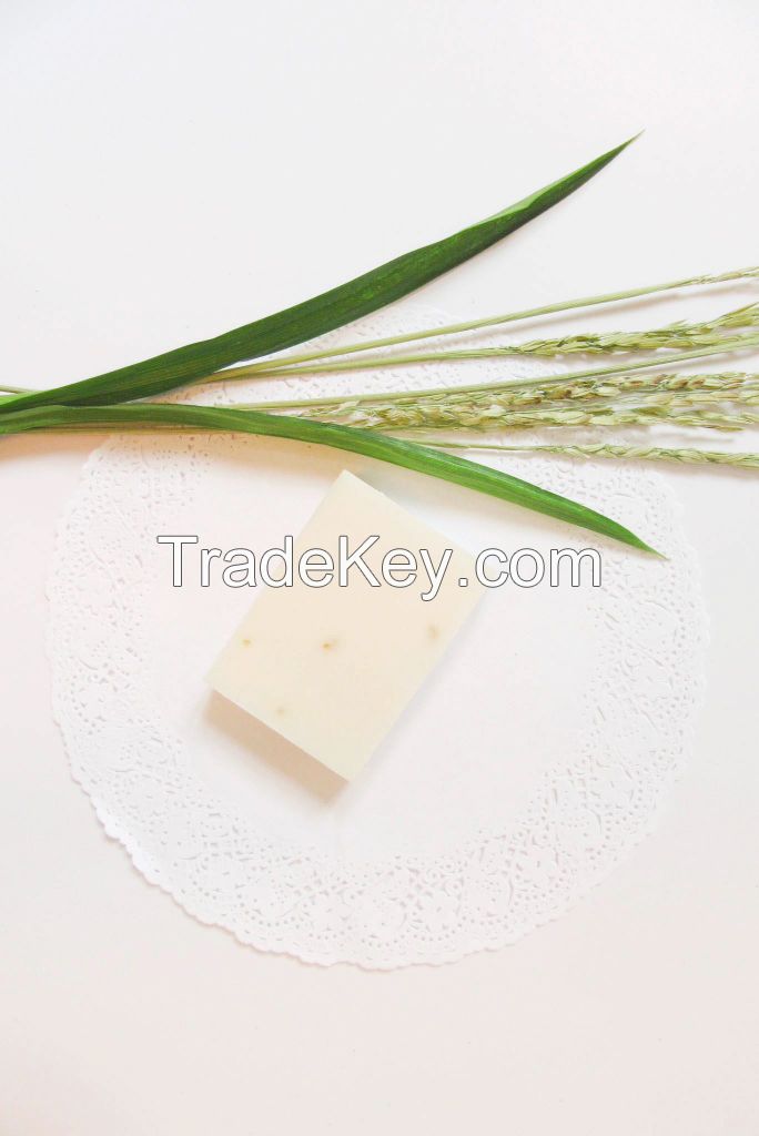 Rice Milk Soap: Aroma Whitening and Nourishing bar