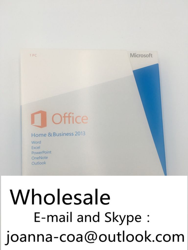 wholesale and retail software coa-sticker