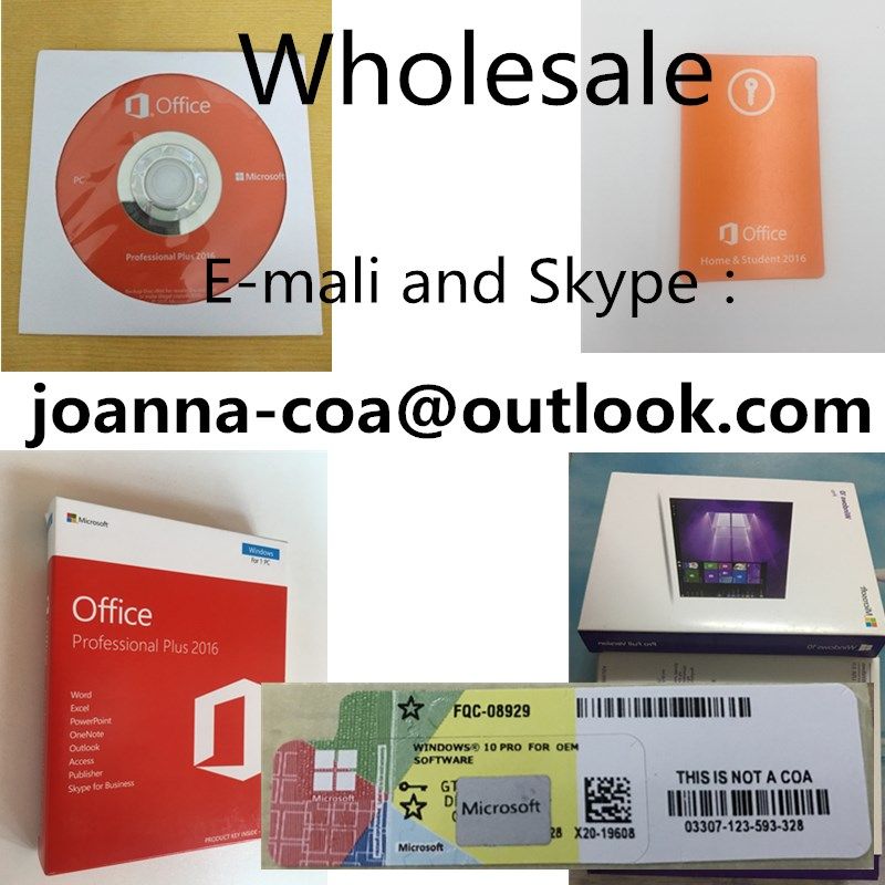 wholesale and retail software coa-sticker