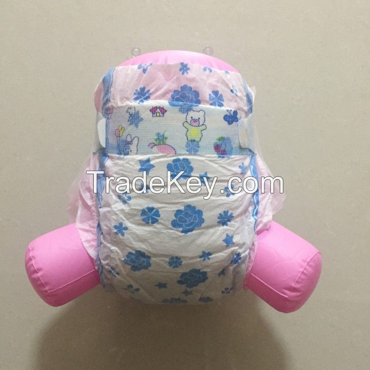 High Quality Disposable Soft Cheap Baby Diapers Nappies Factory Price