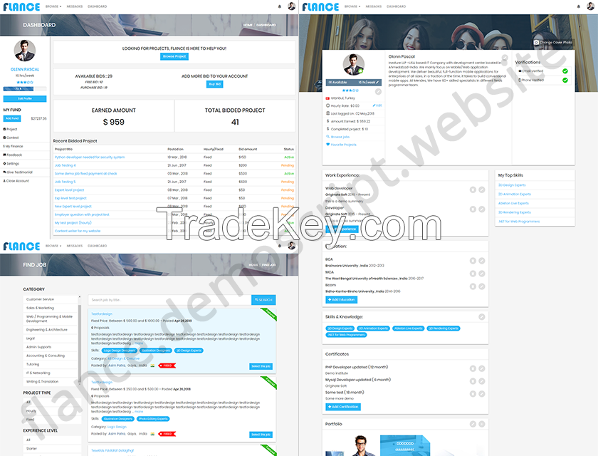 Flance - Best Freelancer Clone Script