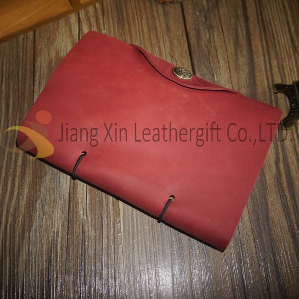 Wholesale Personalised Leather Notebook Gift with Button