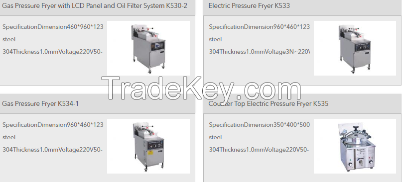 Commercial Pressure Fryer For Chicken