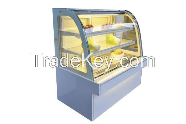 Curved Glass Commercial Bakery Showcase K1472