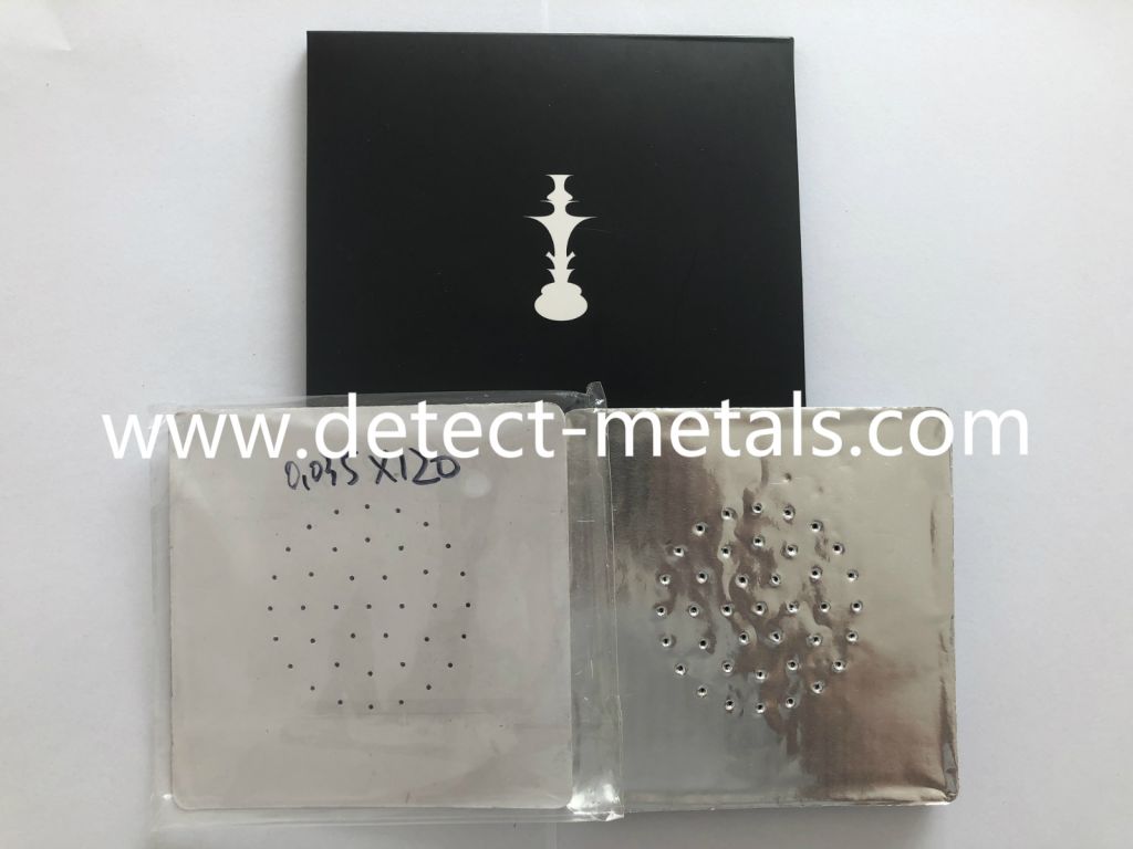 Square hookah aluminium foil with holes round shisha aluminum foils without holes