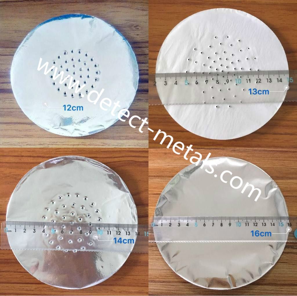 aluminum shisha foil with round and square shape in piece and rolls