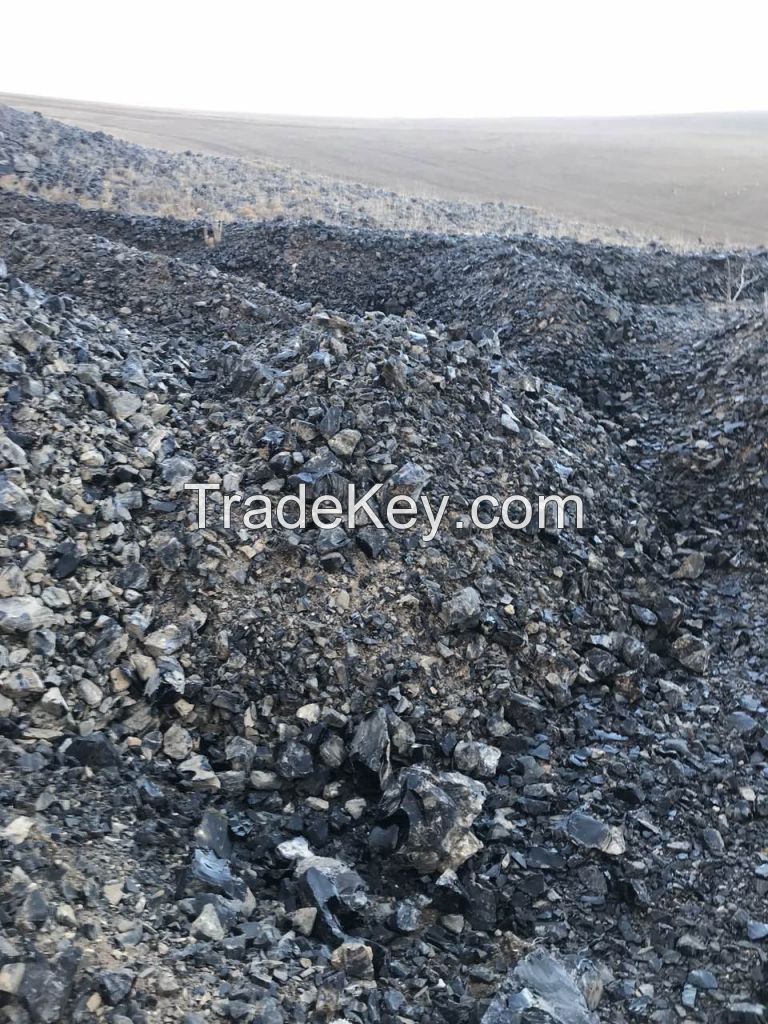 Natural Georgian Obsidian, Rough Quartz, Rock Stones of Obsidian