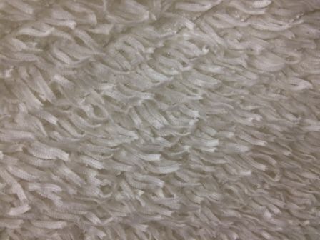 Ostrich fur immitation polyester plush weft knit fabric factory sale
