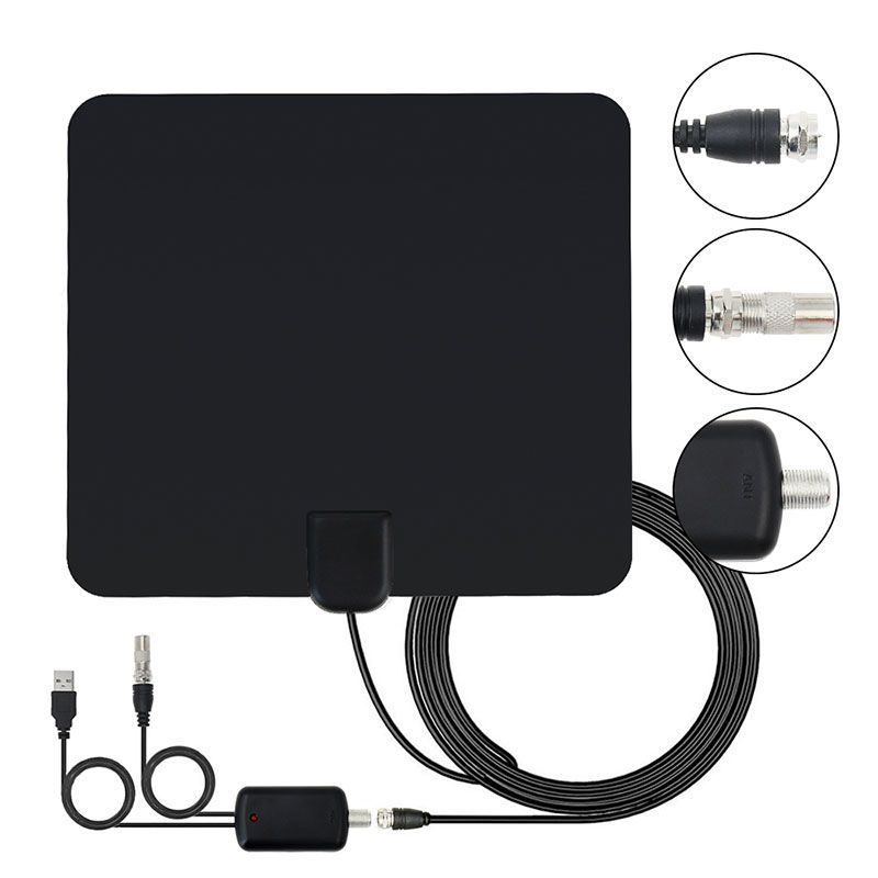 HD Digital TV Antenna Kit with signal booster indoor TV antenna