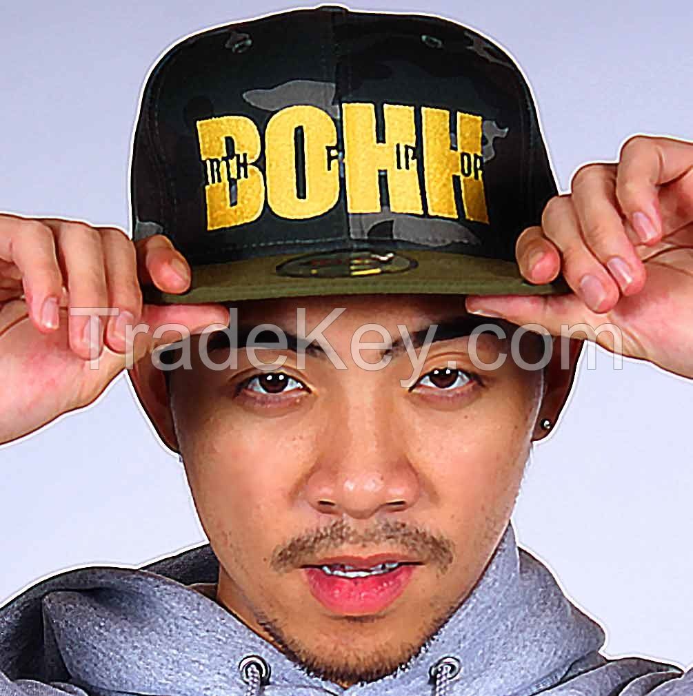 BOHH Embroidered Snapback - Hip Hop Embroidered Cap