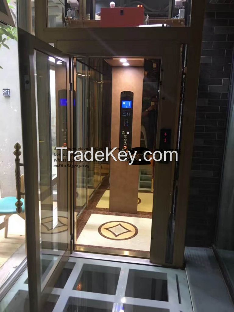 Panoramic Home Elevator with Aluminum Alloy Structure