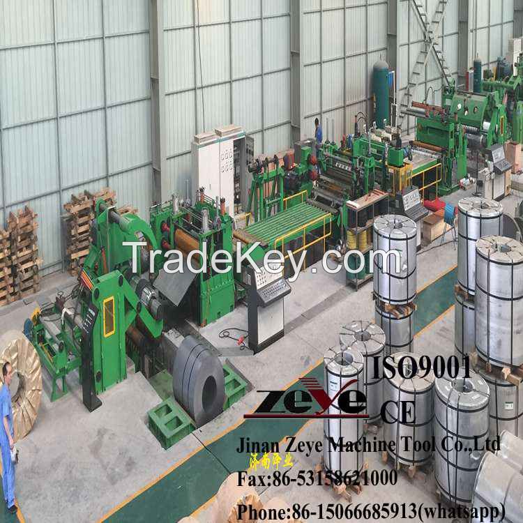 ZSCL 22X2000 aluminum slitting line and cut to length line