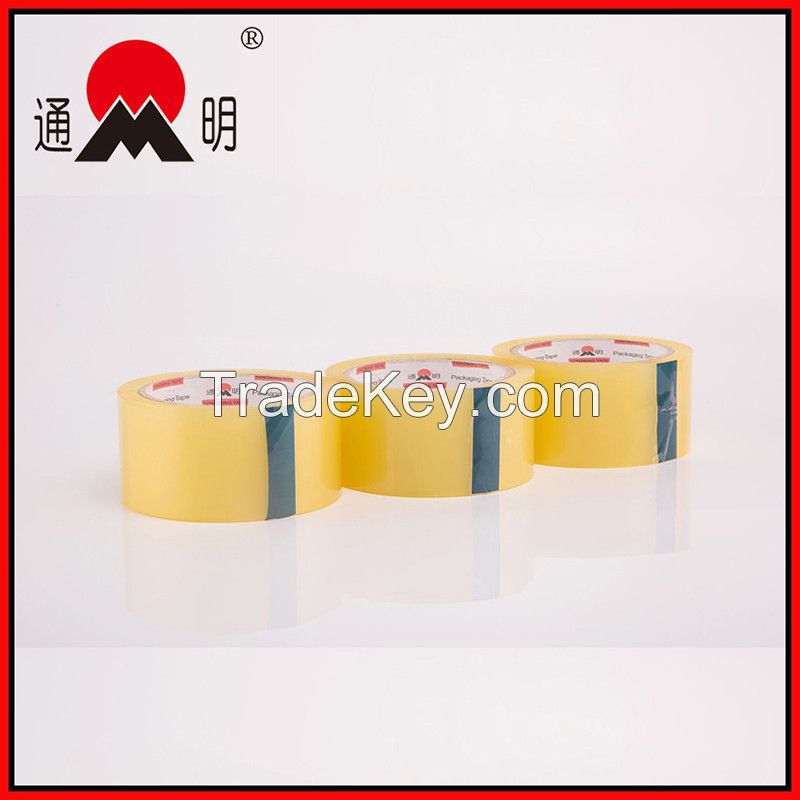 Transparent sealing tape, tricolor tape