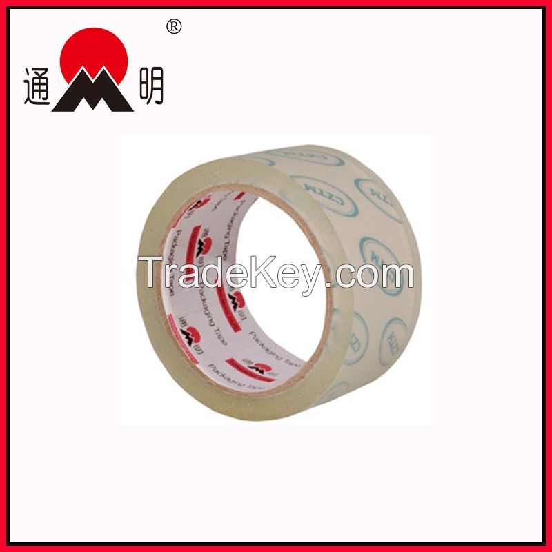 Transparent sealing tape, tricolor tape