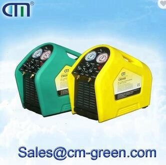 Portable refrigerant recovery machine