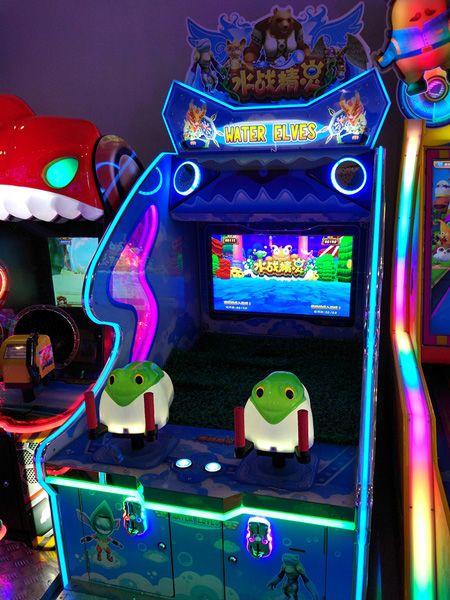 Indoor Family Water Shooting Arcade Games Machines For Children Park