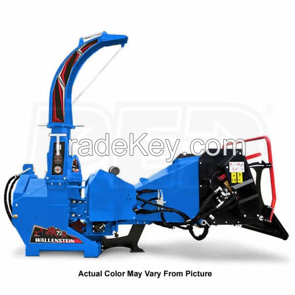 Wallenstein (7") 540-1000 RPM PTO Chipper w/ Hydraulic Feed & Intellifeed System - Blue