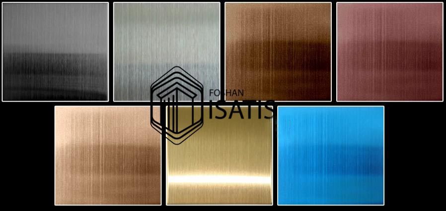 Decorative colored stainless steel sheet