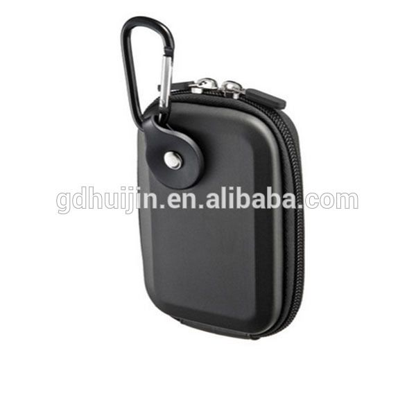 Compact EVA digital camera case with metal hook