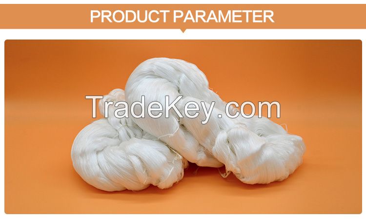 100 spun 40s/2 raw white virgin polyester hank yarn