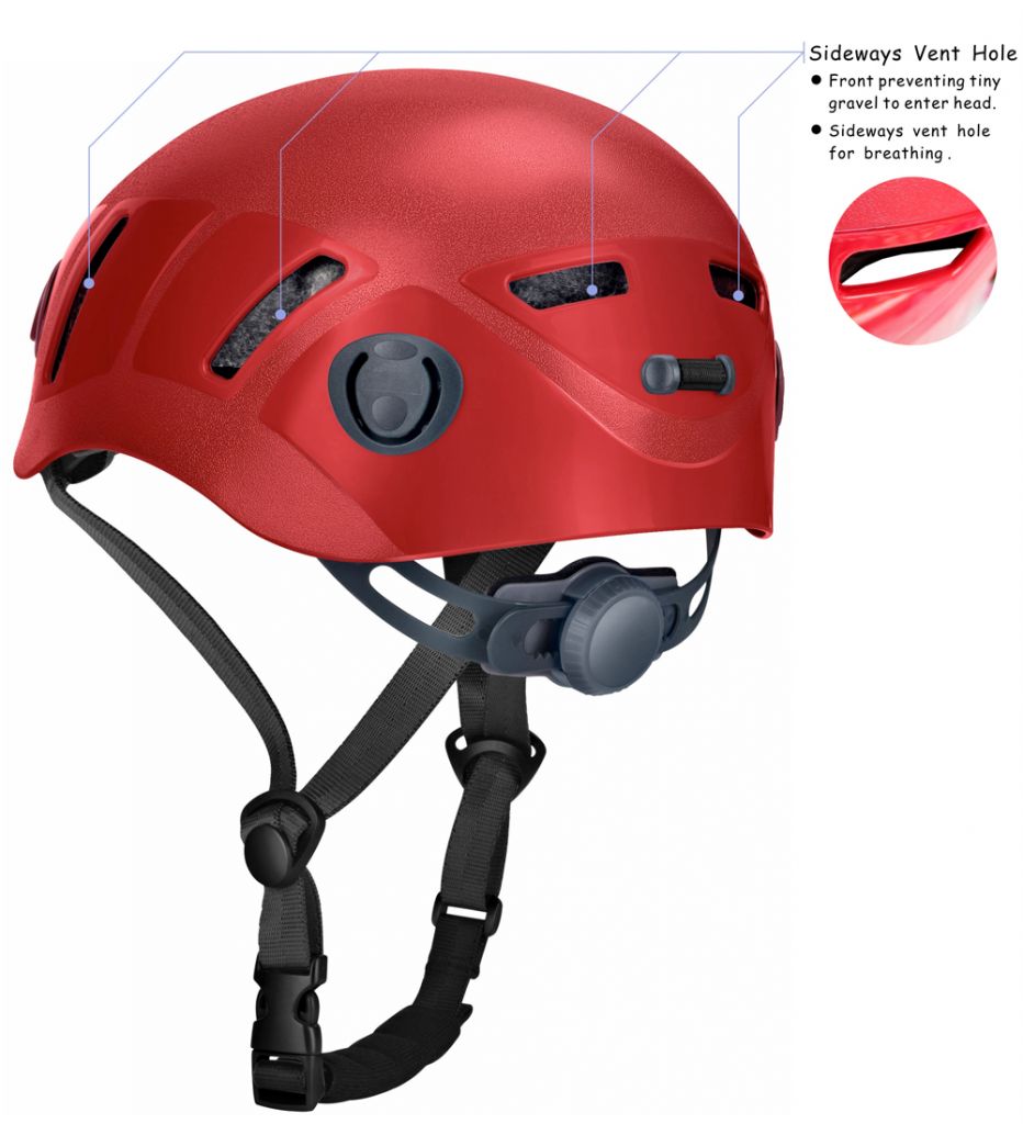 Rock climbing helmet