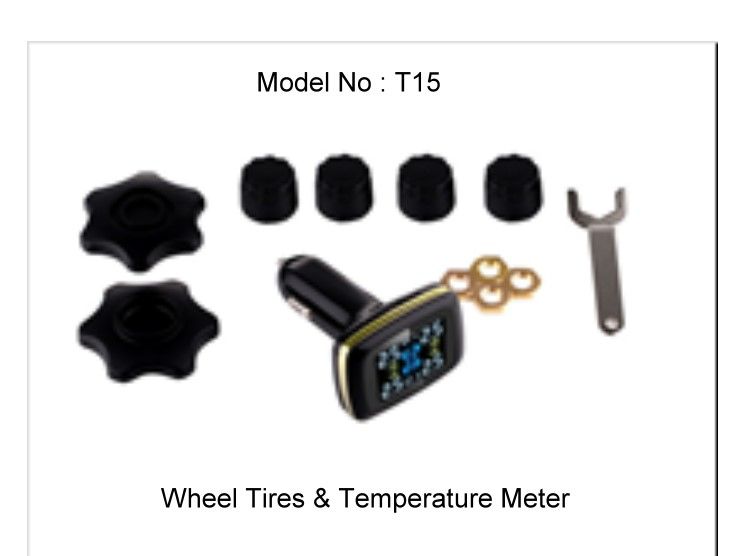 Tires Pressure &amp; temperature real time monitor system