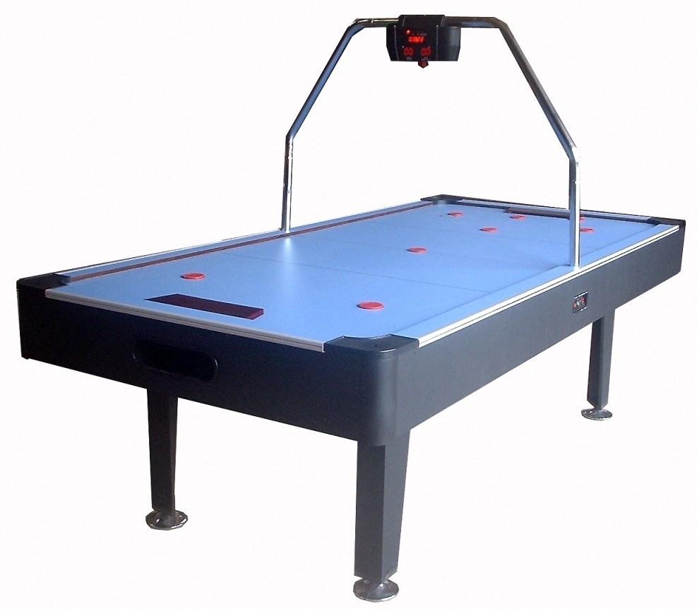 air hockey table with electronic counter