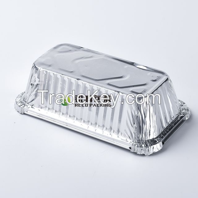 Rectangular Aluminum foil Containers for Takeaway