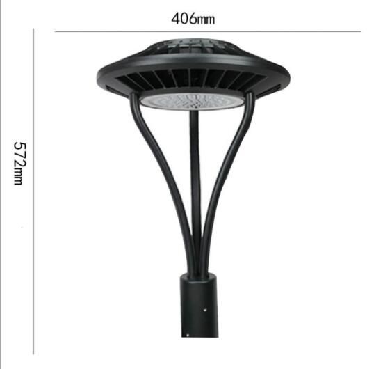OEM ETL DLC listed Pole Mounted post top LED street  Garden light Lighting 30W-60W Led pole lights 