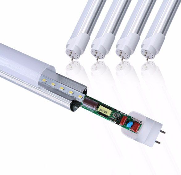 T8 SKD CKD led tube cover plastic cover led fluorescent tube light 