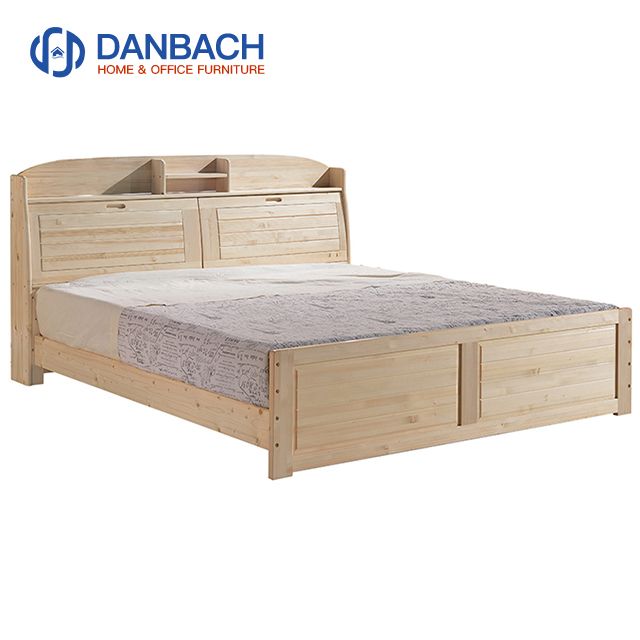 Danbach Adjustable Height Wholesale Solid Wood Bed Factory Direct Kids Bedroom Furniture