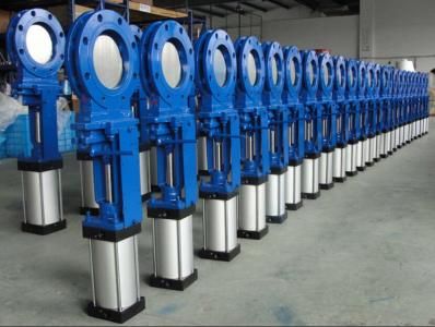 STAINLESS STEEL/CAST IRON WAFER OR FULLY LUGGED KNIFE GATE VALVE
