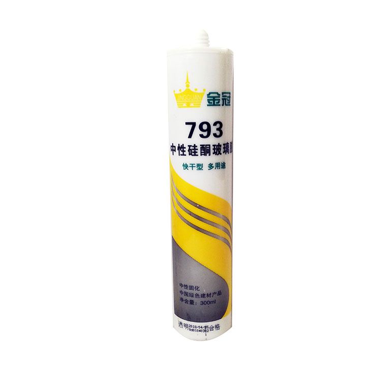 Neutral Clear Antifungus Sticking Steel to Cement Wall Silicone Sealant For Building Glass Roof