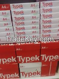Typek A4, A3 paper /TYPEK - COPY PAPER A4 80 GSM