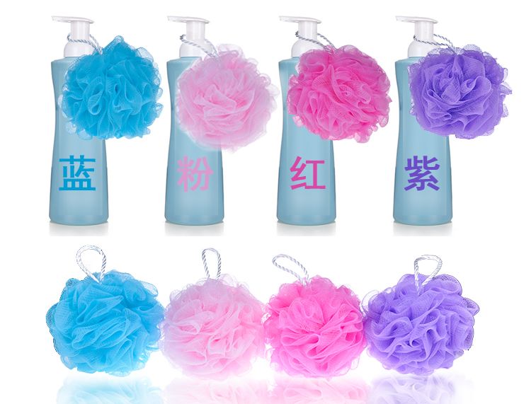 Plastic Bath Puff / Flower Bath Sponge / Promotion Items