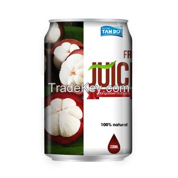 Mangosteen juice in 330ml can Vietnam supplier