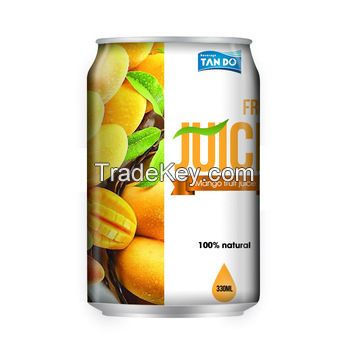 Mango juice in 330ml can Vietnam supplier