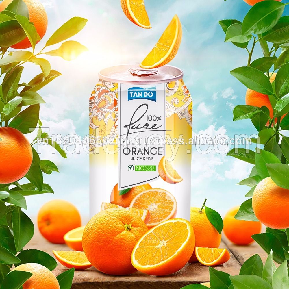 330ml can Orange juice from Vietnam
