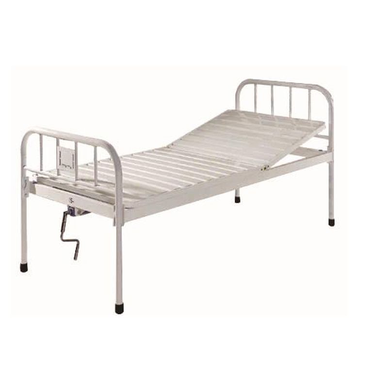 Medical Equipment Furniture 2 Crank Manual patients hospital ambulance nursing care beds for sale