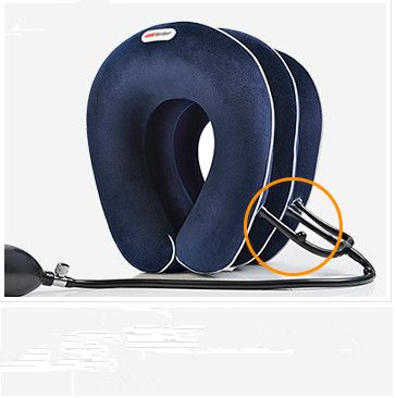 High quality deluxe folding support neck cervical traction collar device