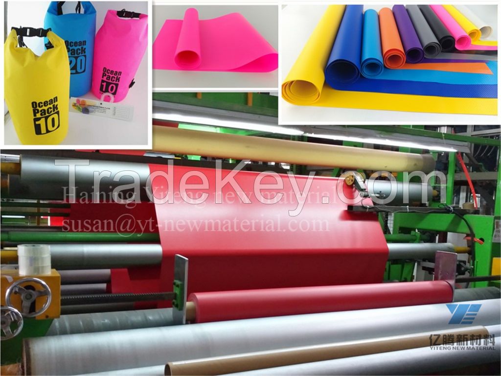 Wholesale 500d PVC Tarp Fabric for Waterproof Bag Dry Bag Outdoor Gear China Supplier