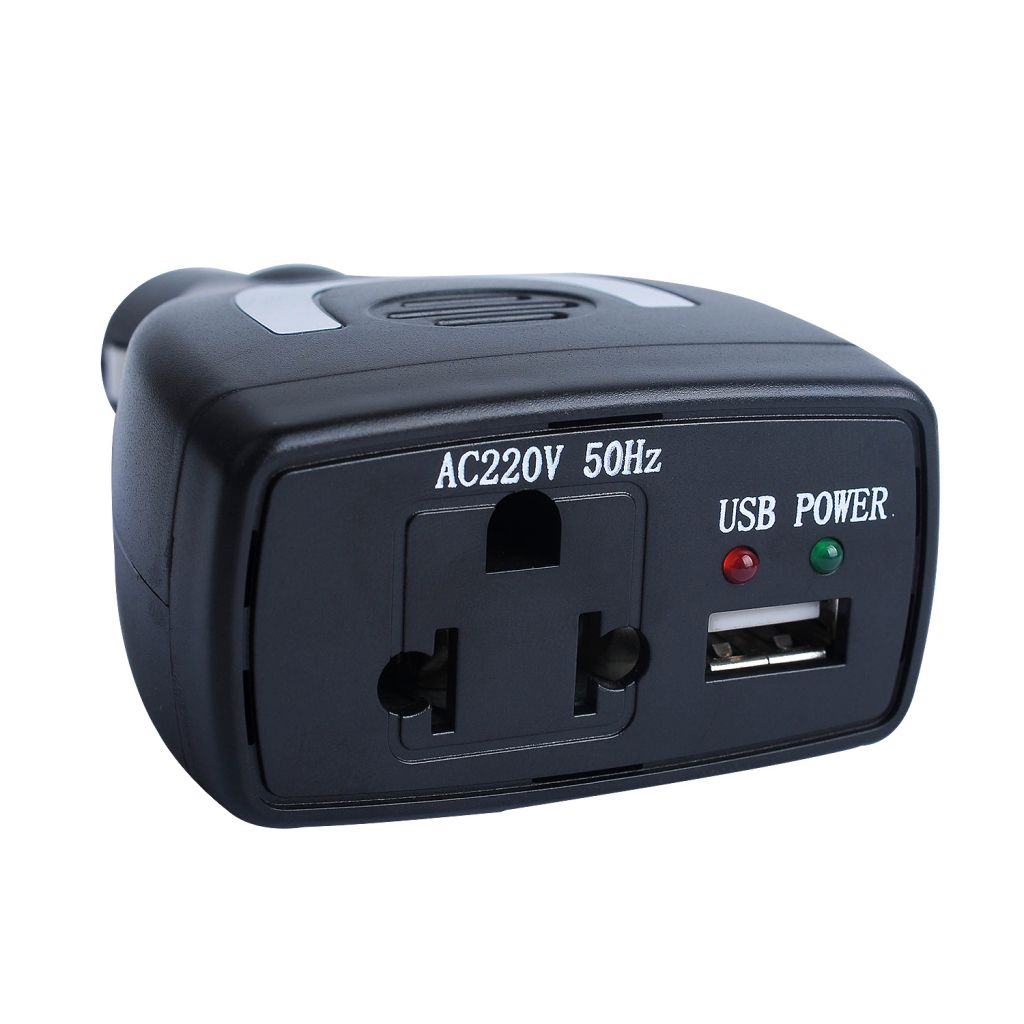 Universal socket 75w mini car power inverter