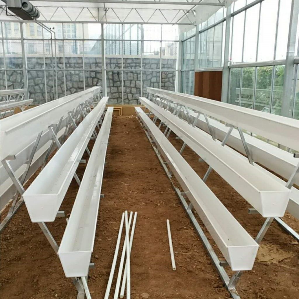 Commercial Hydroponic Nft System For Greenhouse