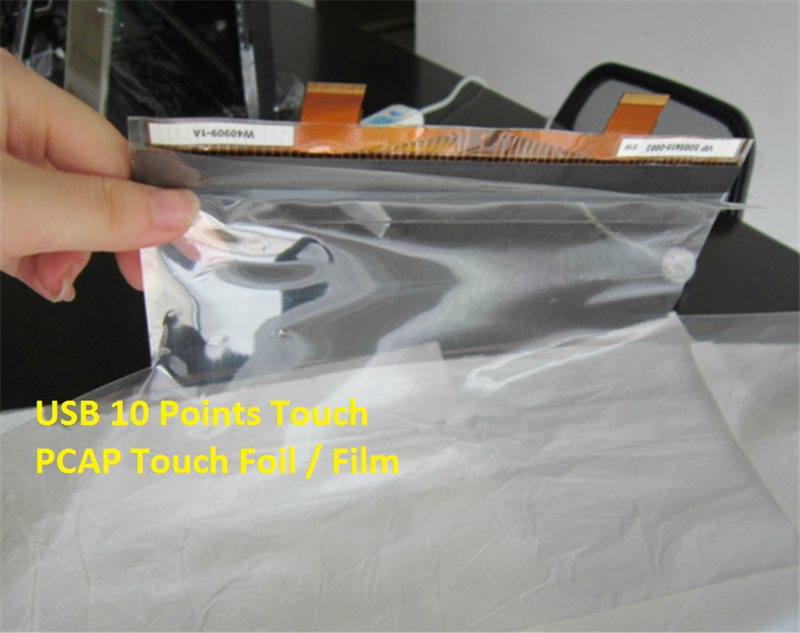 15~110 Inch Capacitive USB Nano Touch Foil / Waterproof Flexible Transparent Soft Pcap Touch Film